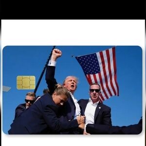 2024 Donald Trump rally attack credit card skin